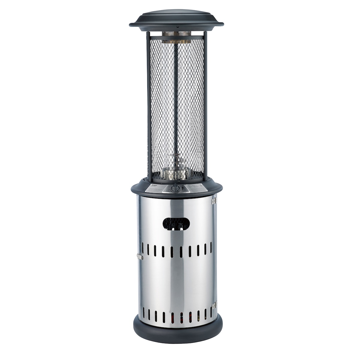 Enders Terrassenfeuer Gas VULANO, 5589, Vormontiert mit stufenloser Regulierung, höhenverstellbar, Transport-Räder, Umkippsicherung