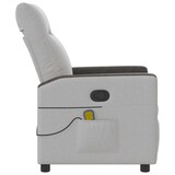 thumbnail of vidaXL Massagesessel Wolkengrau Stoff