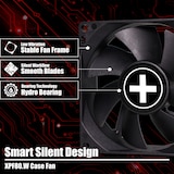 thumbnail of Xilence XPF80.W 80mm Gehäuselüfter, 3PIN, White Box