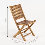thumbnail of Silla de jardín teca plegable Talia - Pack 2 unidades