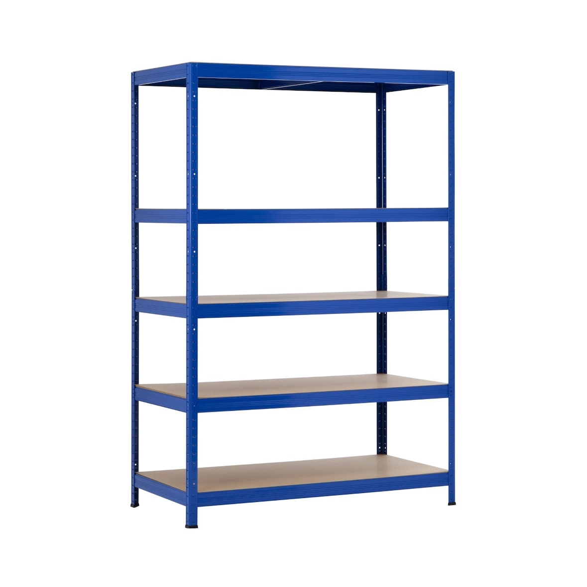 Prateleira Modular Azul com 5 Prateleiras Ajustáveis 180x120x60cm 1250Kg 7house