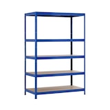 thumbnail of Prateleira Modular Azul com 5 Prateleiras Ajustáveis 180x120x60cm 1250Kg 7house