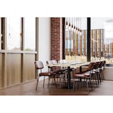 thumbnail of Matelpro - Chaise de brasserie en simili marron vintage Stan (lot de 2) - Marron vintage