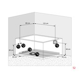 thumbnail of Whirlpool Pool Badewanne Eckwanne Wanne W12H-A-ALL 135x180cm Reinigungsfunktion mit Farblichtherapie passive Schlauch-Reinigung