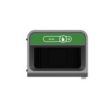 thumbnail of Rubbermaid Recyclingstation 2154778 125l Behältereinheit Glas gn
