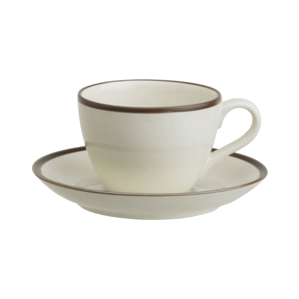 Avet Juego de 6 tazas de té con plato incluido, de 240 ml MWBEGUR-43.