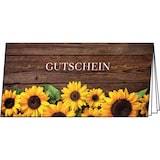 thumbnail of Gutschein-Karten inkl. transparenter Umschläge,Sunfield, Glanzkarton