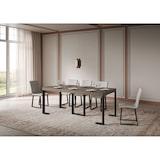 thumbnail of Itamoby Consolle allungabile 90x40/196 cm Sintesi Small Premium Tortora telaio Antracite
