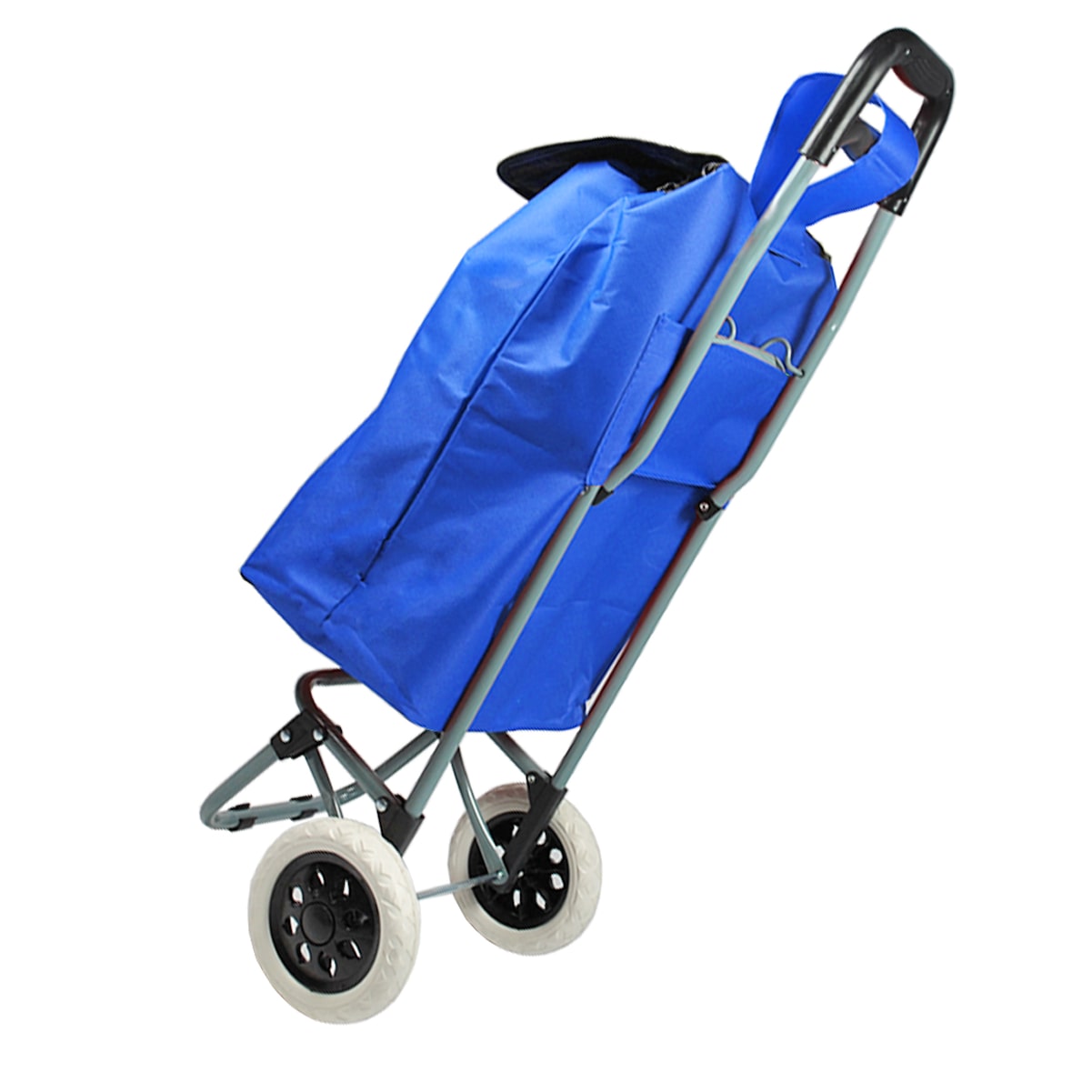 Einkaufstrolley Trolley Einkaufswagen Handwagen Koffer Handgepäck blau klappbar