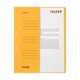 thumbnail of Falken 80003825 Ösenhefter für DIN A4, 250g/m2 Manila-RC-Krt., 1/2 Vorderd., kaufm. Heftung - Gelb