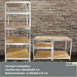 thumbnail of Schwerlastregal 180x60x60cm 875 kg 5 Böden Regal Steckregal Lagerregal