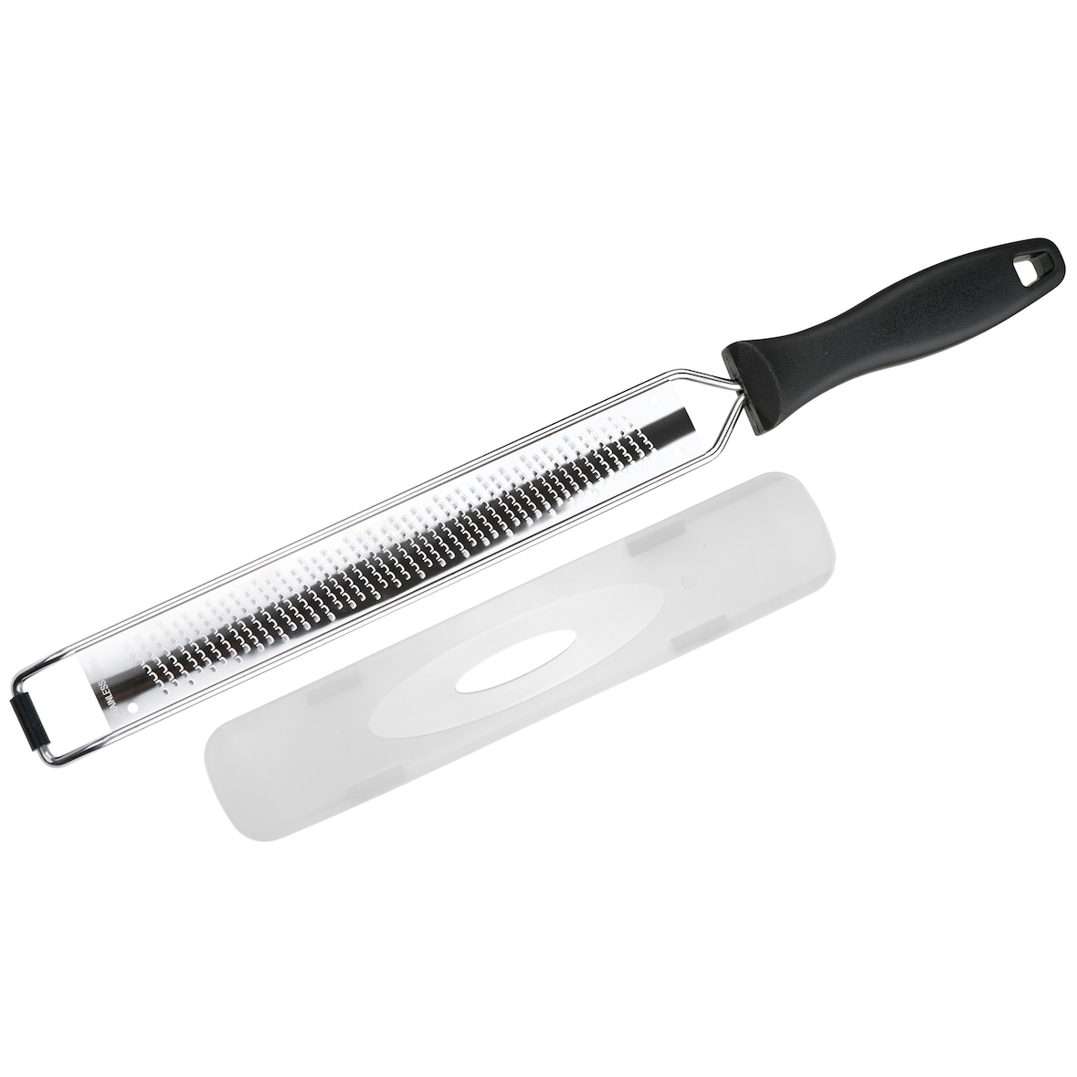 METRO Professional Reibe, Edelstahl / Polypropylen, 37.8 x 3.5 cm, silber / schwarz