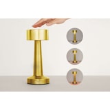 thumbnail of Buccan - Dumbbell tafellamp - Goud - 3 lichtstanden en touchpanel