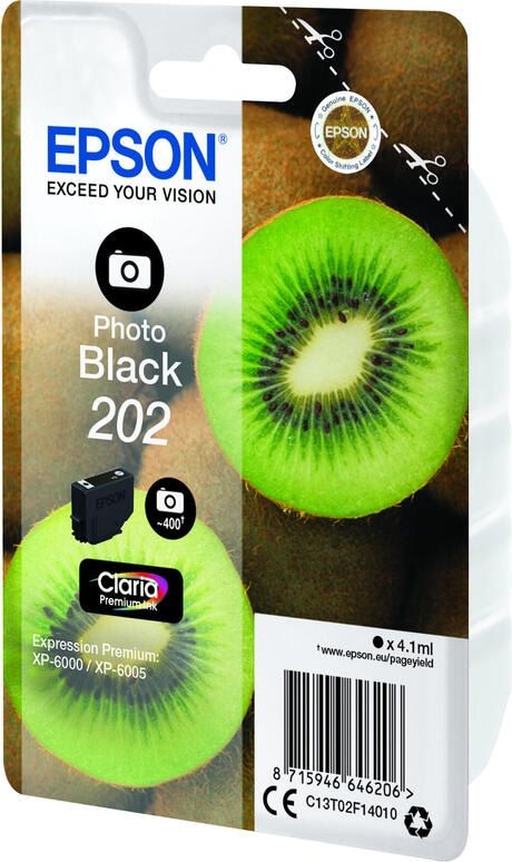Epson Singlepack Photo Black 202 Claria Premium Ink Con Rf | Makro