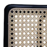 thumbnail of 2er-Set Freischwinger-Stuhl HWC-K88, Stuhl Lehnstuhl, Holz Rattan Metall Bouclé ~ Stoff/Textil rosa