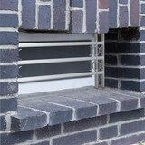 thumbnail of Relaxdays Fenstergitter Einbruchschutz, ausziehbar, für außen, Stahl, 450 x 1000-1500 mm, Sicherheitsgitter, grau