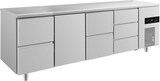 thumbnail of Gastro Kühltisch 1 Tür 7 Schubladen Umluftkühlung 2330x700x850mm -2/+8°C ISO 50 632l