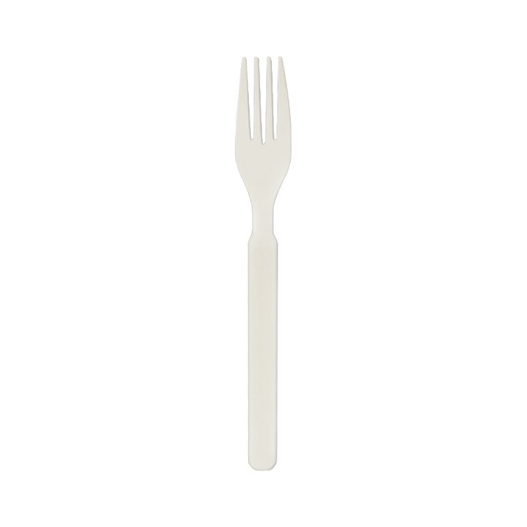 MONOUSO - Wiederverwendbare Durable Gabel aus PP Creme 17,9cm (1.000 Stück)