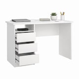 thumbnail of WellHome - Mesa de Escritorio con 3 Cajones en color Blanco 110 x 49 x 76 cm - Júcar White
