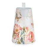 thumbnail of Deko Blech Kanne  20 x 18 x 13 cm Metallblumenvase mit Griff und Ausgießer Vintage Dekoration