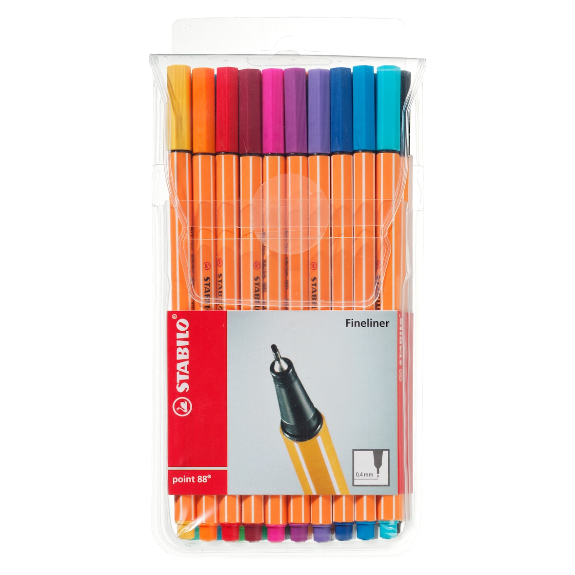 STABILO caneta de aparo point 88 cores sortidas