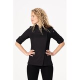 thumbnail of Chef Works® Damen Kochjacke LANSING, Druckverschluss, Cool Vent™, lite, Schwarz, Größe 2XL