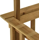 thumbnail of Helloshop26 - Refugio para barbacoa 163,5 x 93 x 210 cm Madera de pino impregnada verde 02_0022159
