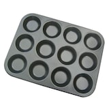 thumbnail of DE BUYER Platte mit 12 Tartelettes 34x26 Antihaftbeschichtung Grau Rechteckig Stahl