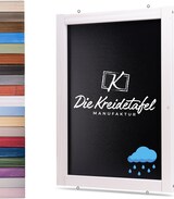 thumbnail of Wetterfeste Outdoor Kreidetafel mit Holzrahmen / Weiß 55x150cm