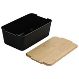 thumbnail of Brotbox, Kunststoff (PP), schwarz, FSC 12x45807x18.5cm