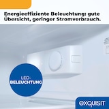 thumbnail of Exquisit Mini Kühl-Gefrierkombination KGC590-30-E-040E schwarz | Nutzinhalt: 85 L | Türanschlag wechselbar | Kühlschrank mit Gefrierfach klein