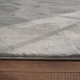 thumbnail of Teppich Kurzflor waschbar Einfarbig Wohnzimmer schmutzabweisend Grau Rund 100D | 100% Polyester | Florhöhe: 10 mm | Maschinenwäsche, pflegeleicht