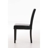 thumbnail of Esszimmerstuhl DALAN - Kunstleder Schwarz 41x47x91 cm Dunkelbraun | Essstühle Esszimmerstühle Küchenstühle Wohnzimmerstühle