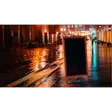 thumbnail of ALLboards Chevalet stop-trottoir pliable étanche avec une surface à craie – 78×44 cm – support publicitaire