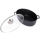 thumbnail of Bräter 7,3 L Aluminiumguss Schmortopf Induktion Bratentopf Entenbräter Gänsebräter Hähnchenbräter