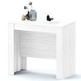 thumbnail of Tavolo Consolle Allungabile Fino A 3 Metri 14 Posti Salvaspazio Multiposizione Design Moderno Elegante Casa Ufficio 78x51x 90 cm Bianco Frassino