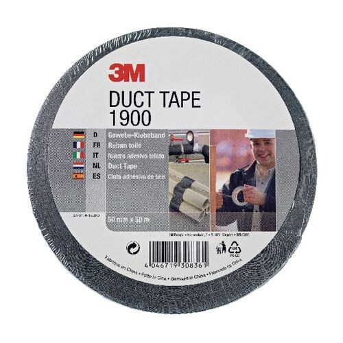Scotch Gewebeband 1900 Silber 50 mm (B) x 50 m (L) PE (Polyethylen)