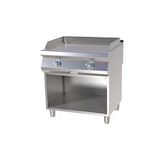 thumbnail of Gastro Elektro-Griddleplatte Standgerät Unterbau Grillplatte Bratplatte 800x730x900 mm Edelstahl 9 kW