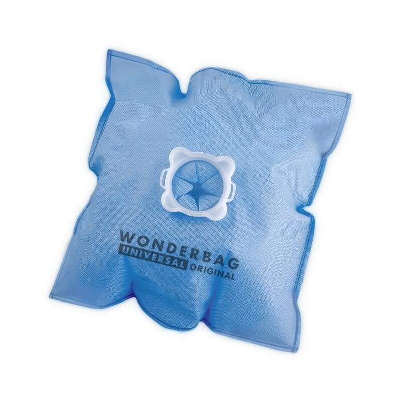 Rowenta Lot De 5 Sacs Microfibre Pour Aspirateur Wonderbags Original - Wb406120 - Bleu
