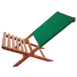 thumbnail of Klappstuhl Strandstuhl Anglerstuhl Gartenstuhl Stuhl zum Zusammenstecken grüner Bezug V-10-352