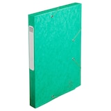 thumbnail of Exacompta 18503H 25x Archivbox Cartobox, flach geliefert, Rücken 25mm aus Colorspan-Karton, mit 3 Klappen und Gummizug, 25x33cm für DIN A4 - Grün