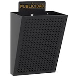 thumbnail of ARREGUI E2301 Cestino pubblicitario in acciaio, 7,5 L, corpo e griglia neri, colore nero