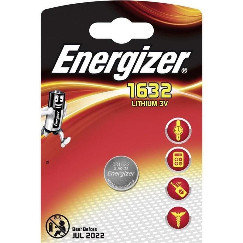 Energizer Lithium-Knopfbatterie Cr1632 3V Blister*1