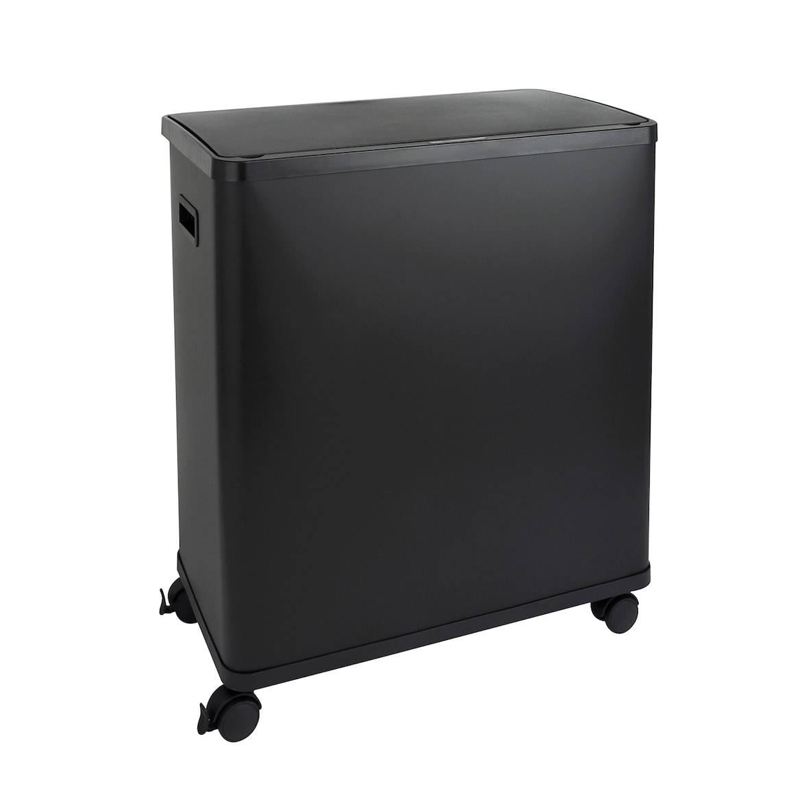 SR2X30 Sensormülleimer Abfalleimer 2fach 60l inkl. Inneneimer Räder Schwarz