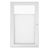 thumbnail of Bacheca magnetica per menu da esterno. Struttura in alluminio e pannellino personalizzabile. Serratura con chiavi in dotazione. Formato A4