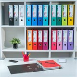 thumbnail of Exacompta 53359E 10x Premium-Ordner PREM'TOUCH aus PP mit 2 Ringen, Rücken 80mm, 32x30cm für DIN A4 MAXI - Himbeerfarben