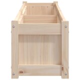 thumbnail of Helloshop26 - Pflanzkübel Hochbeet Blumenbeet Garten Terrasse 2er-Set massives Kiefernholz braun 02_0039048