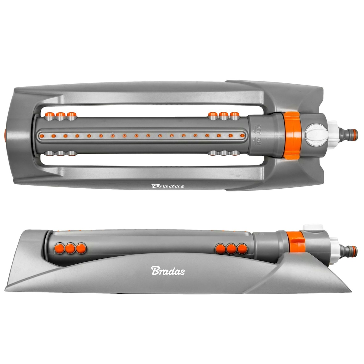 BRADAS Rasensprenger mit Schlitten 375qm Viereckregner Sprinkler Regner WL-Z21