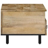 thumbnail of Mesa de centro de madera maciza mango 80x54x40 cm