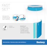 thumbnail of Bestway Piscina Fast Set Pool, paredes laterales extra fuertes de Tritech™, Ø 3.66 x 0.76 m, capacidad 5.377 L, azul